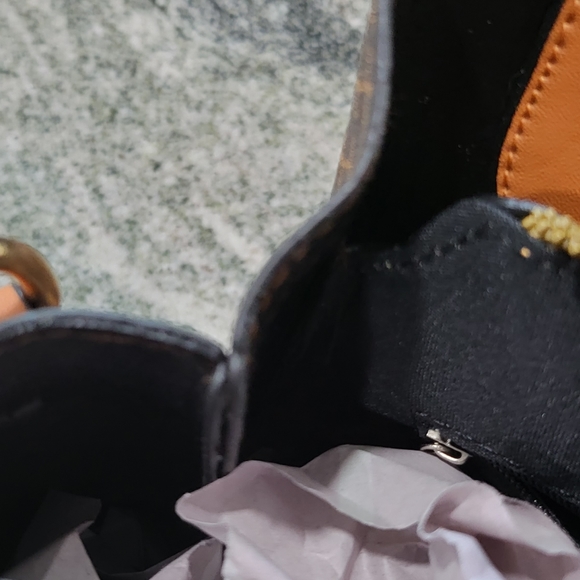 🏖️ NEW Coffee & Cognac Bucket Bag with Crossbody Strap - Picture 10 of 16